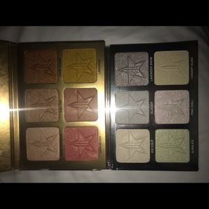 Jeffree Star highlighter palettes
